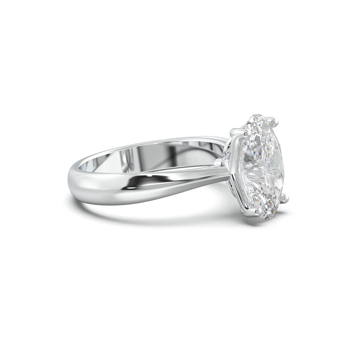 Oval Solitaire Engagement Ring