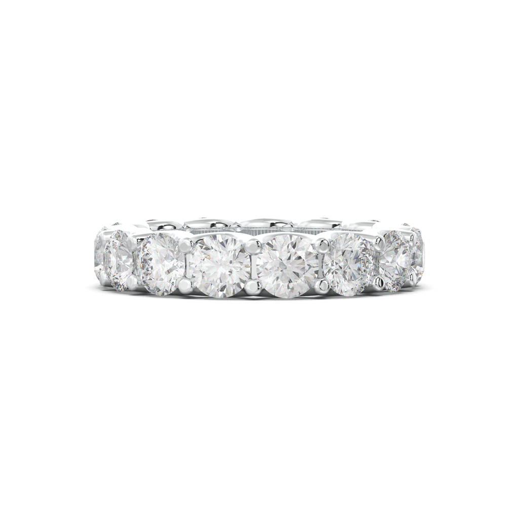 Round Eternity Wedding Band