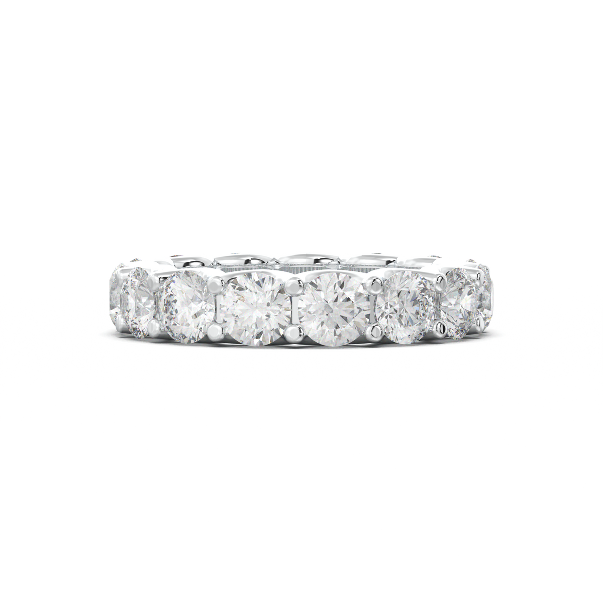 Round Eternity Wedding Band