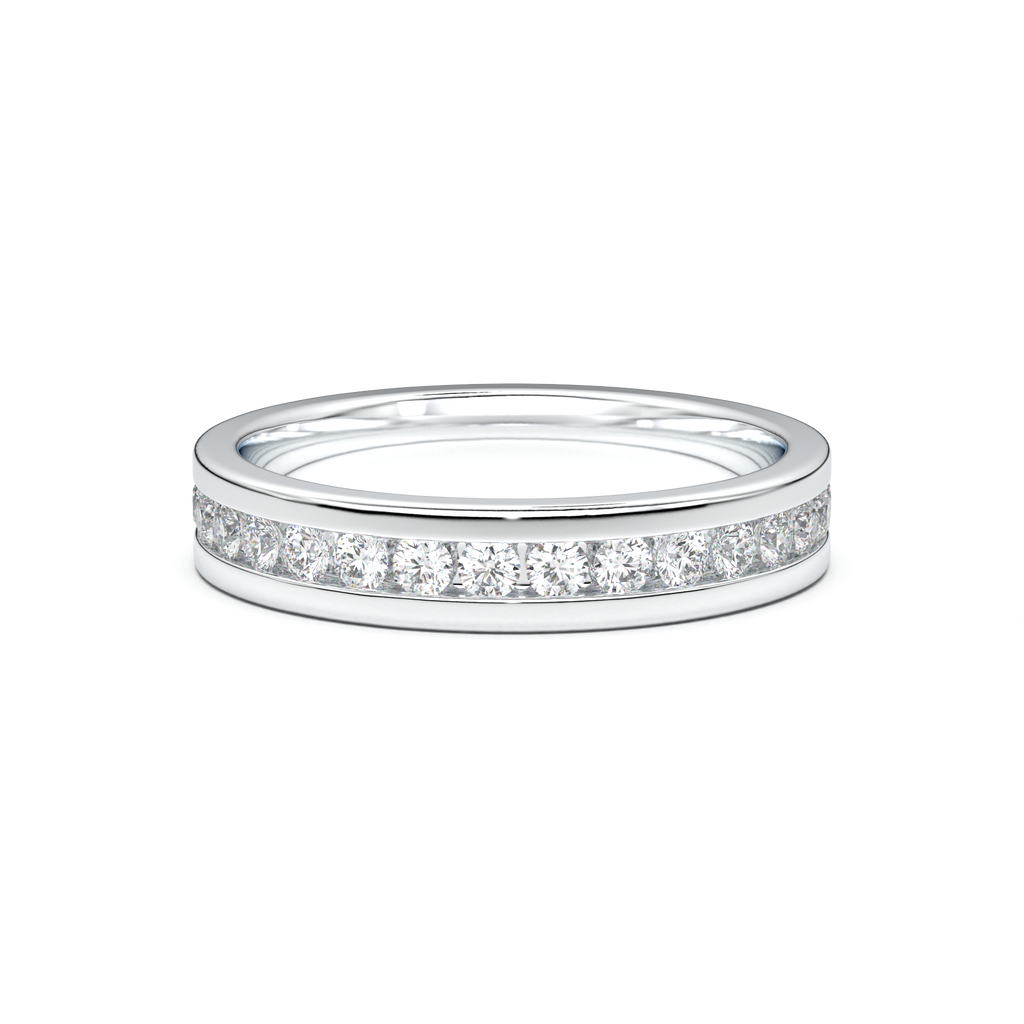 Channel-Set Diamond Men's Band