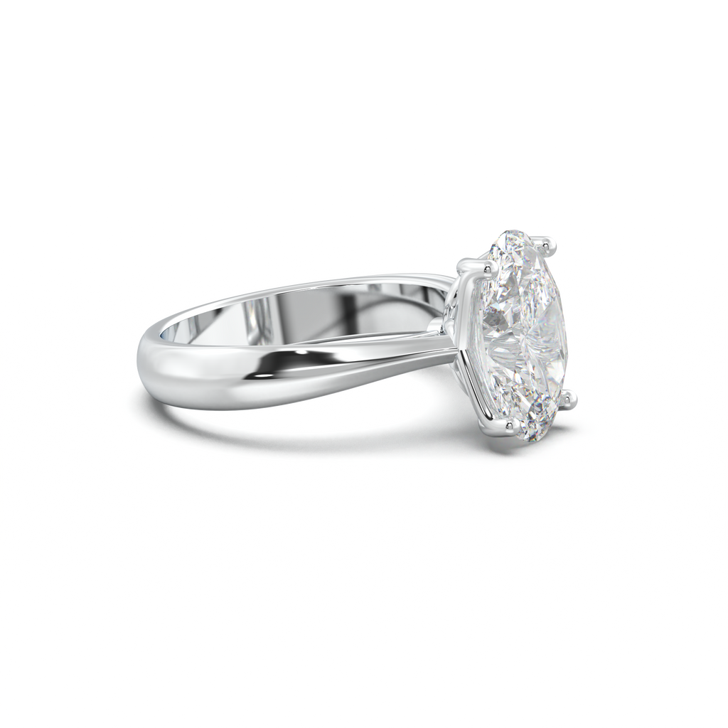 Oval Solitaire Engagement Ring