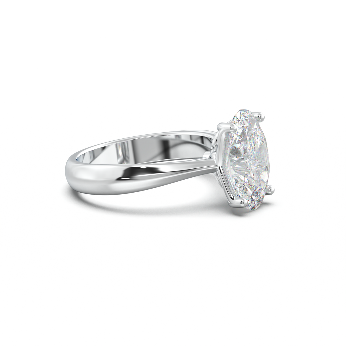 Oval Solitaire Engagement Ring