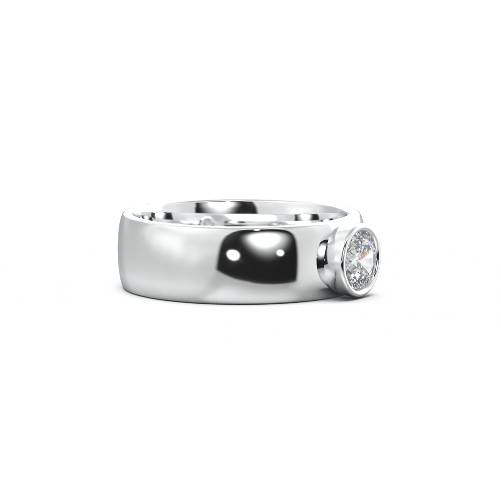 Round Bezel Men's Band