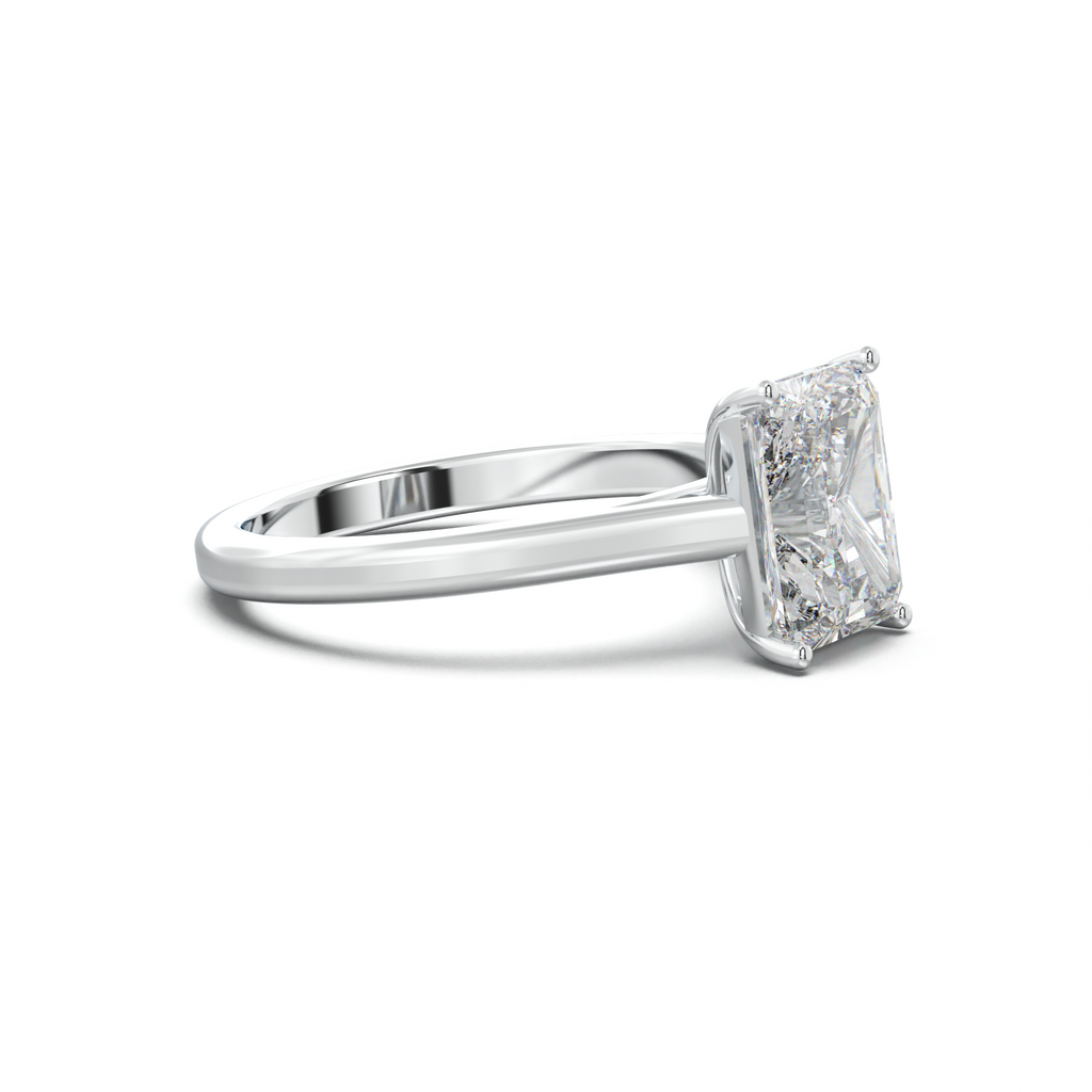 Radiant Solitaire Engagement Ring