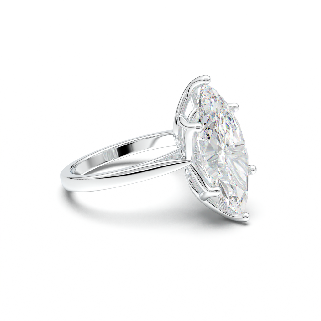 Marquise Solitaire Engagement Ring