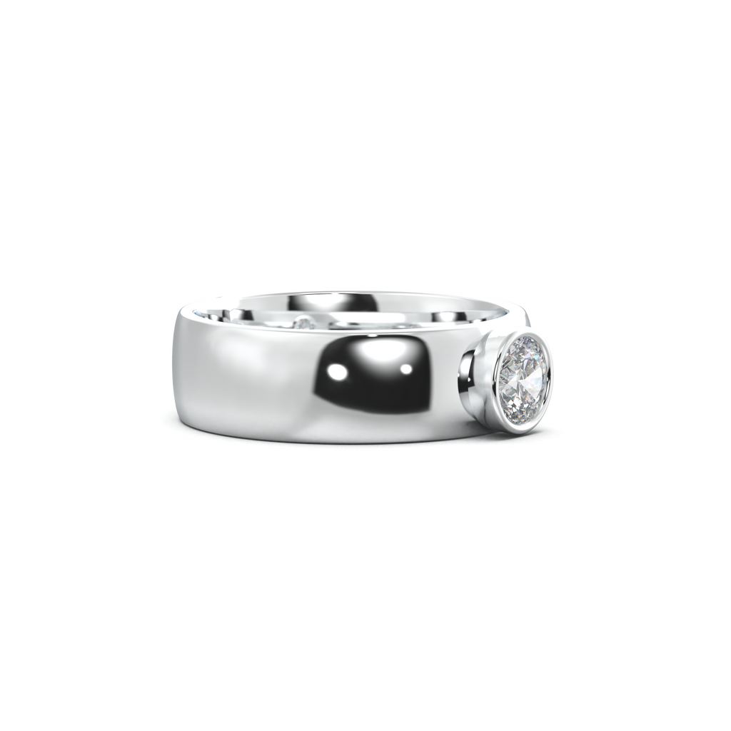 Round Bezel Men's Band