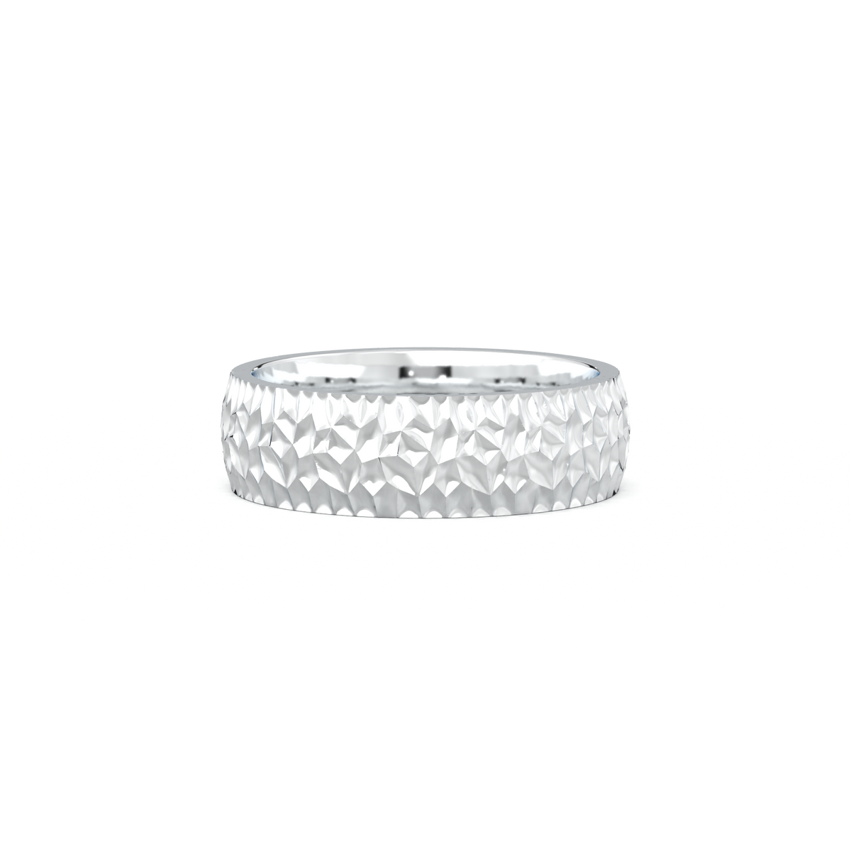Hammered Texture Men's Band