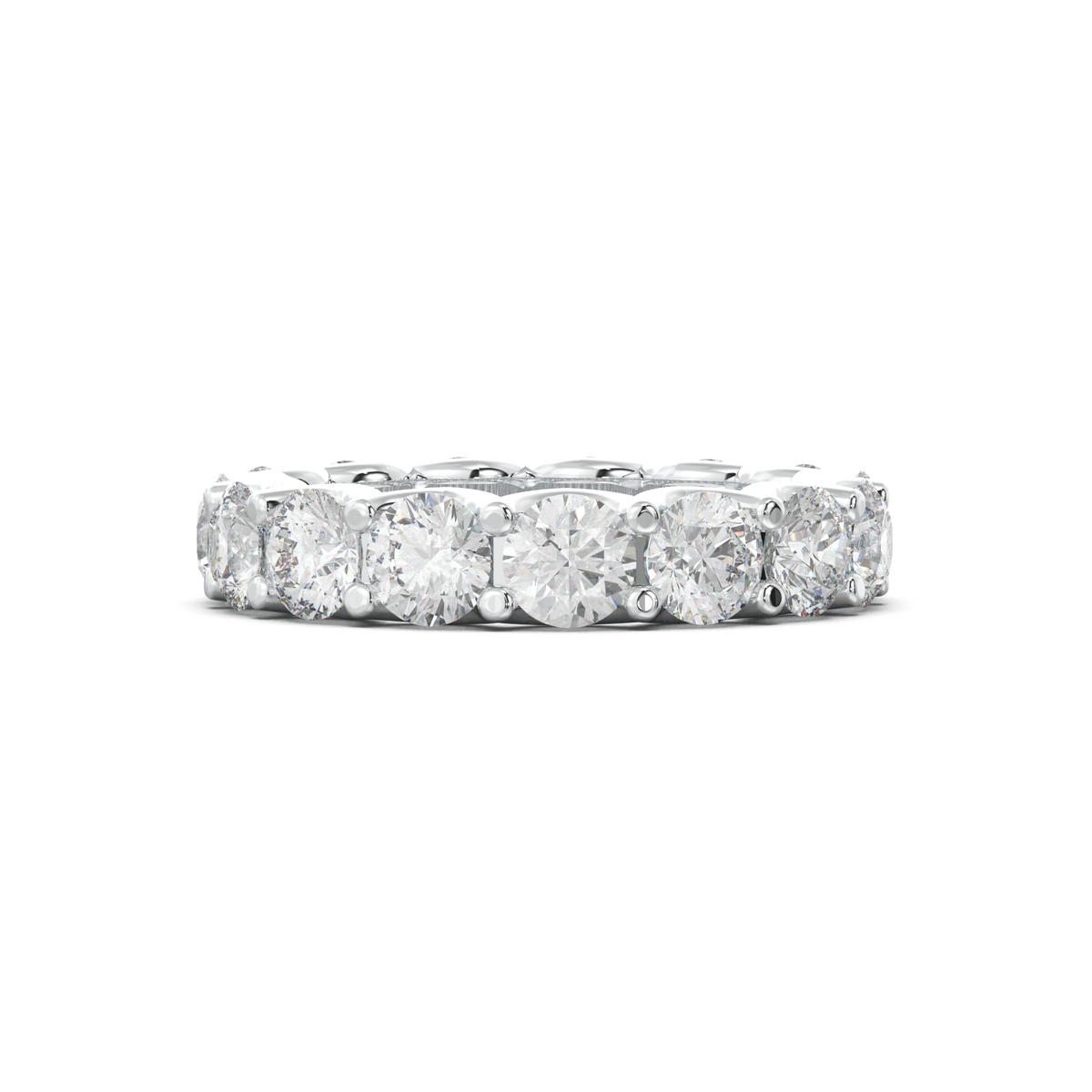 Round Eternity Wedding Band