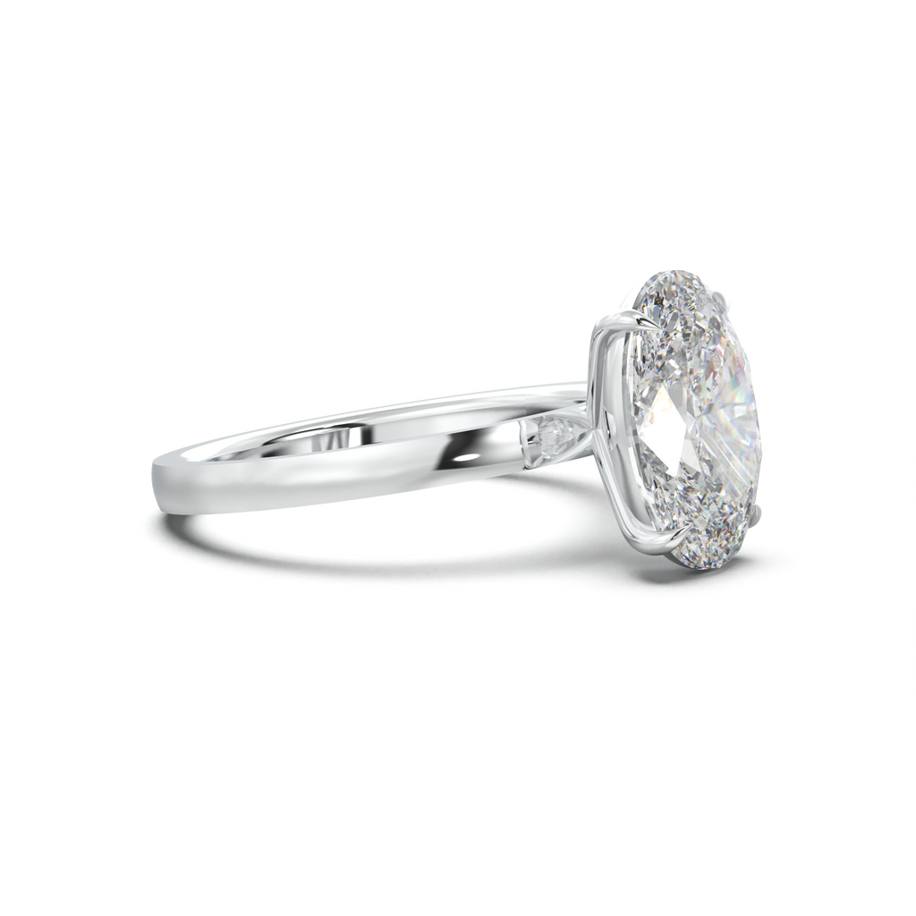 Oval Solitaire Engagement Ring