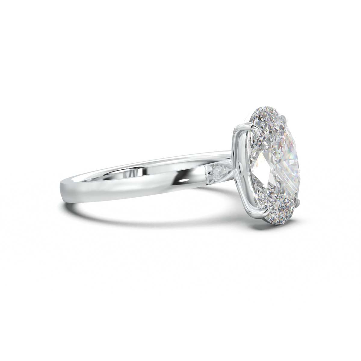 Oval Solitaire Engagement Ring