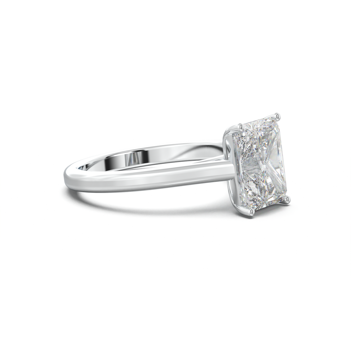 Radiant Solitaire Engagement Ring