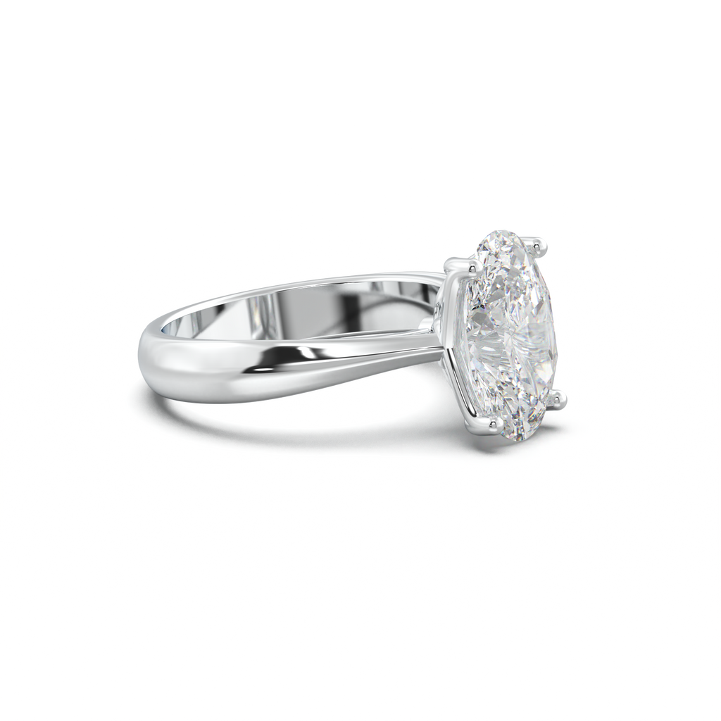 Oval Solitaire Engagement Ring