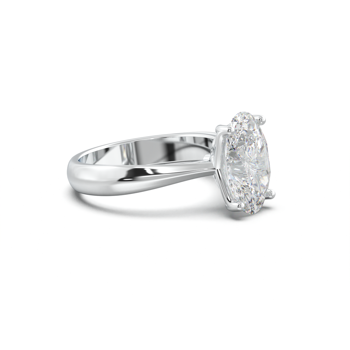 Oval Solitaire Engagement Ring