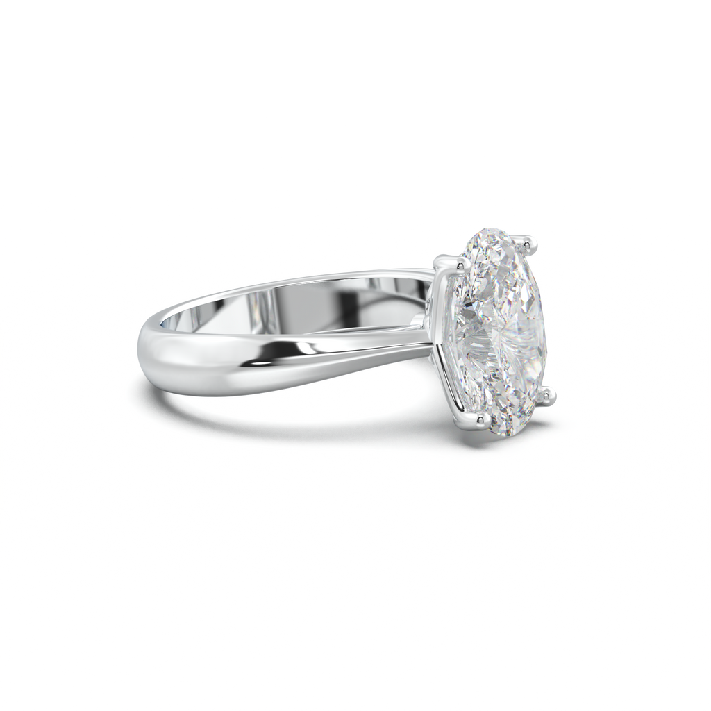 Oval Solitaire Engagement Ring