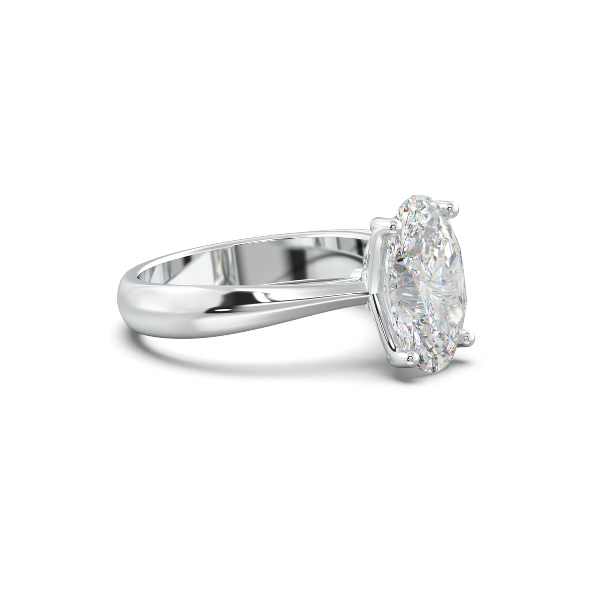 Oval Solitaire Engagement Ring