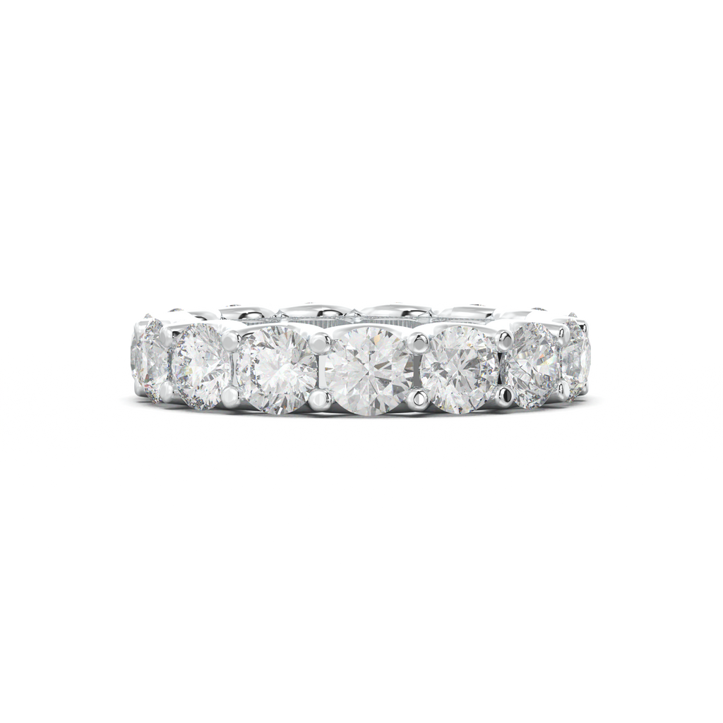Round Eternity Wedding Band