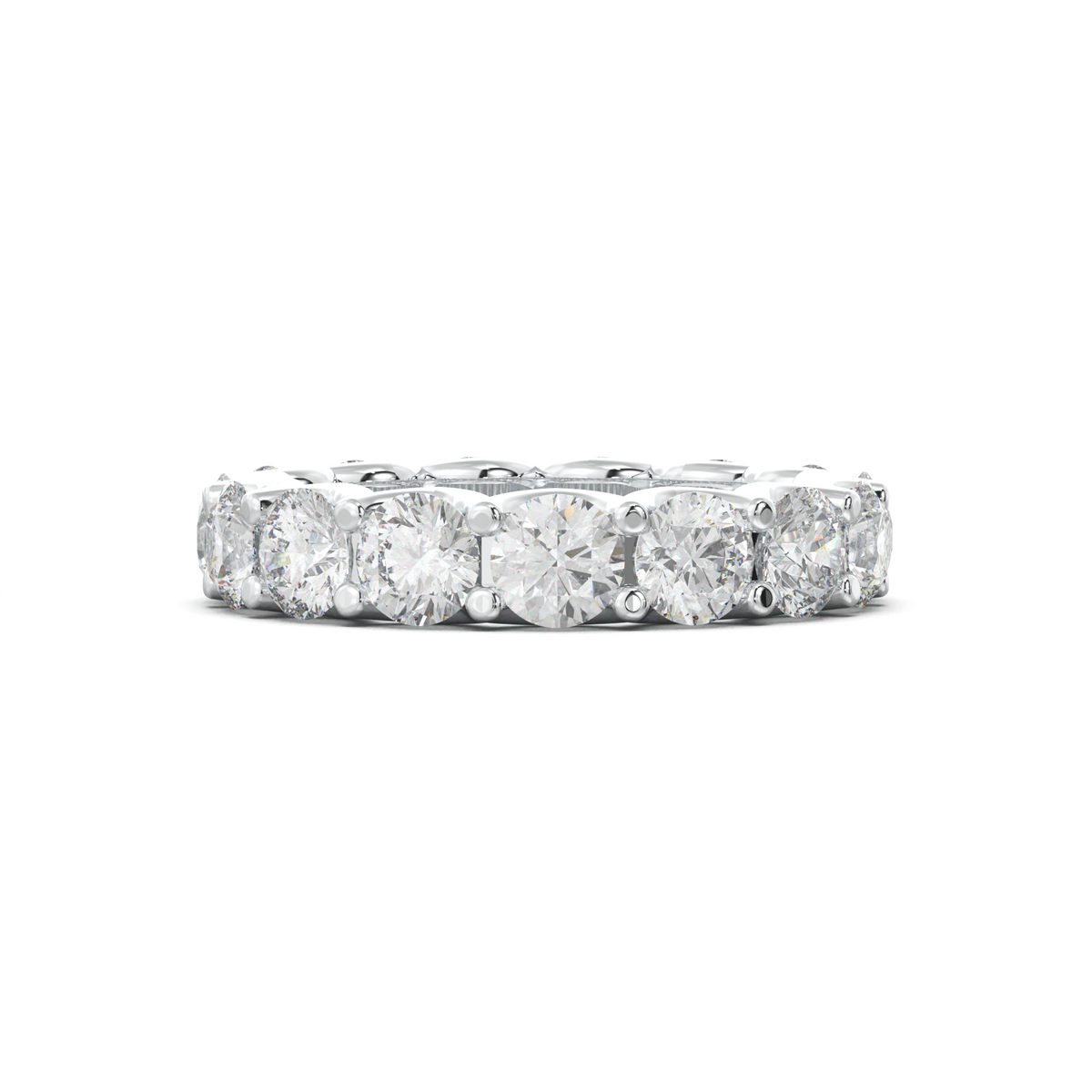 Round Eternity Wedding Band