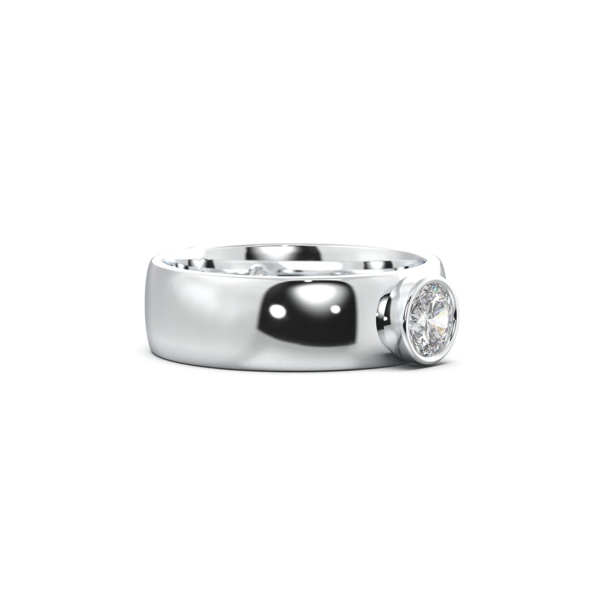 Round Bezel Men's Band