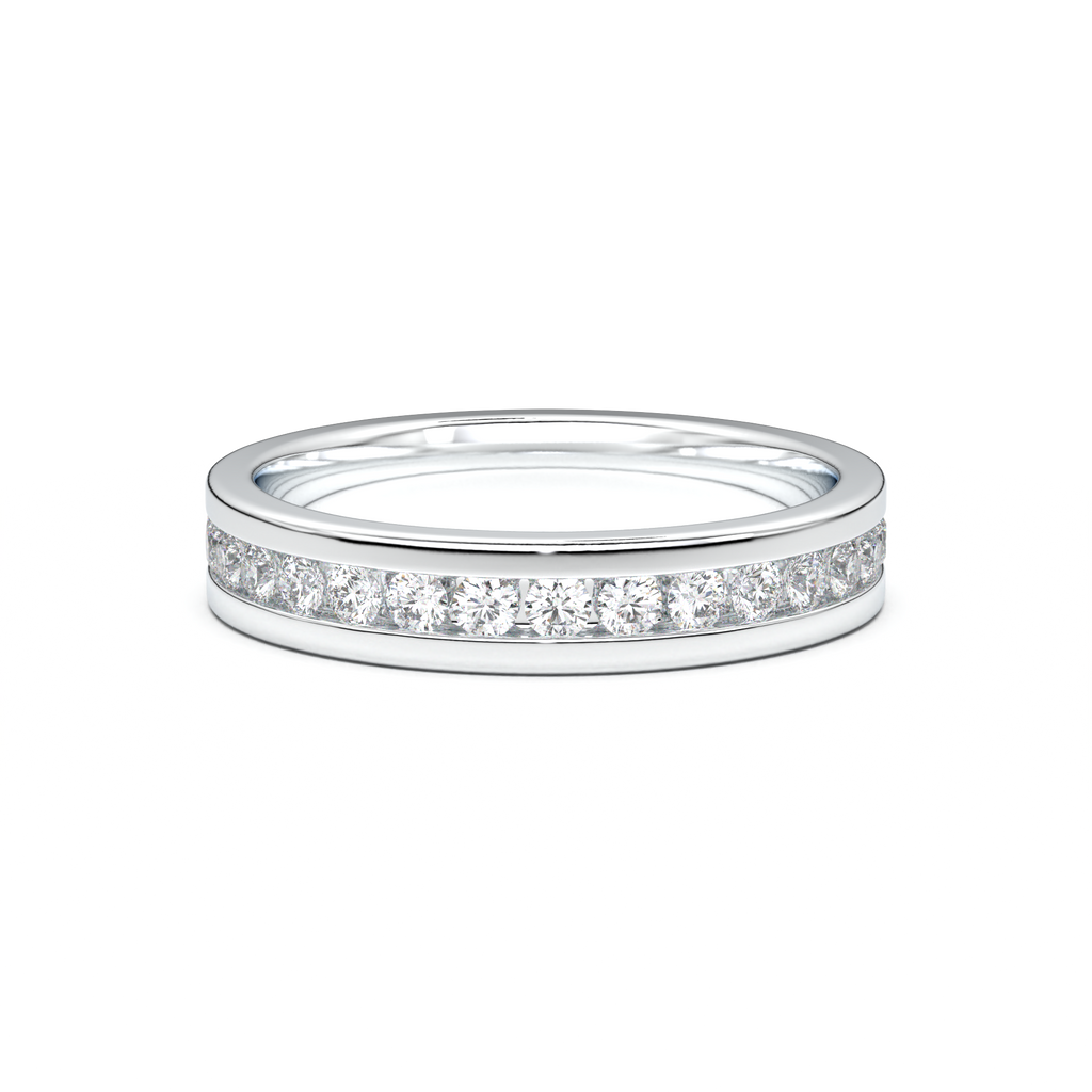 Channel-Set Diamond Men's Band