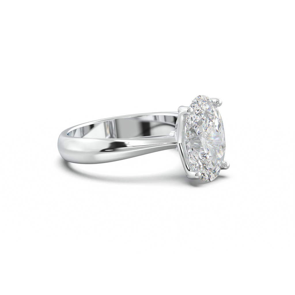 Oval Solitaire Engagement Ring