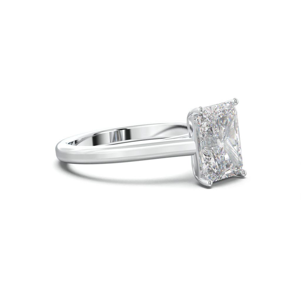 Radiant Solitaire Engagement Ring