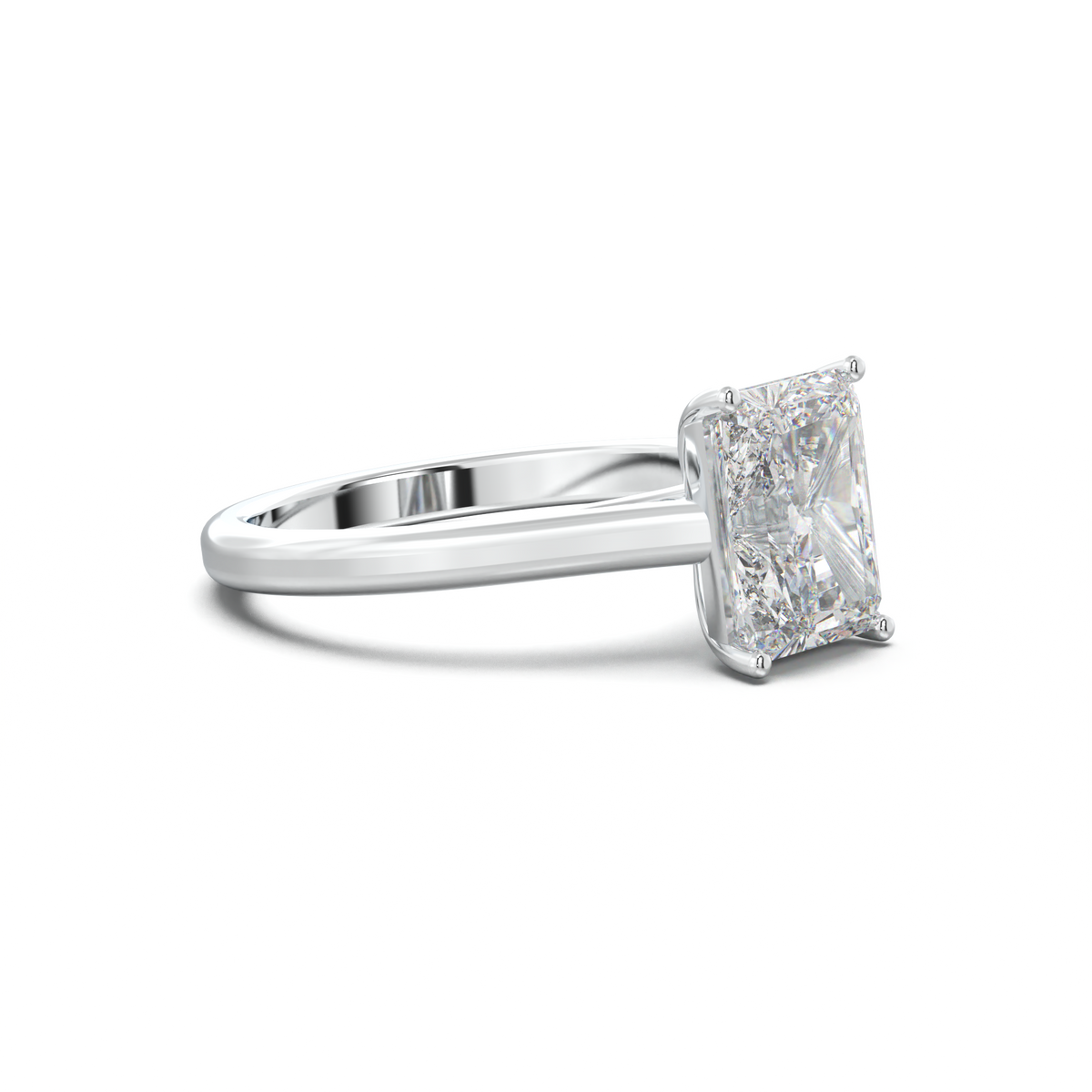 Radiant Solitaire Engagement Ring