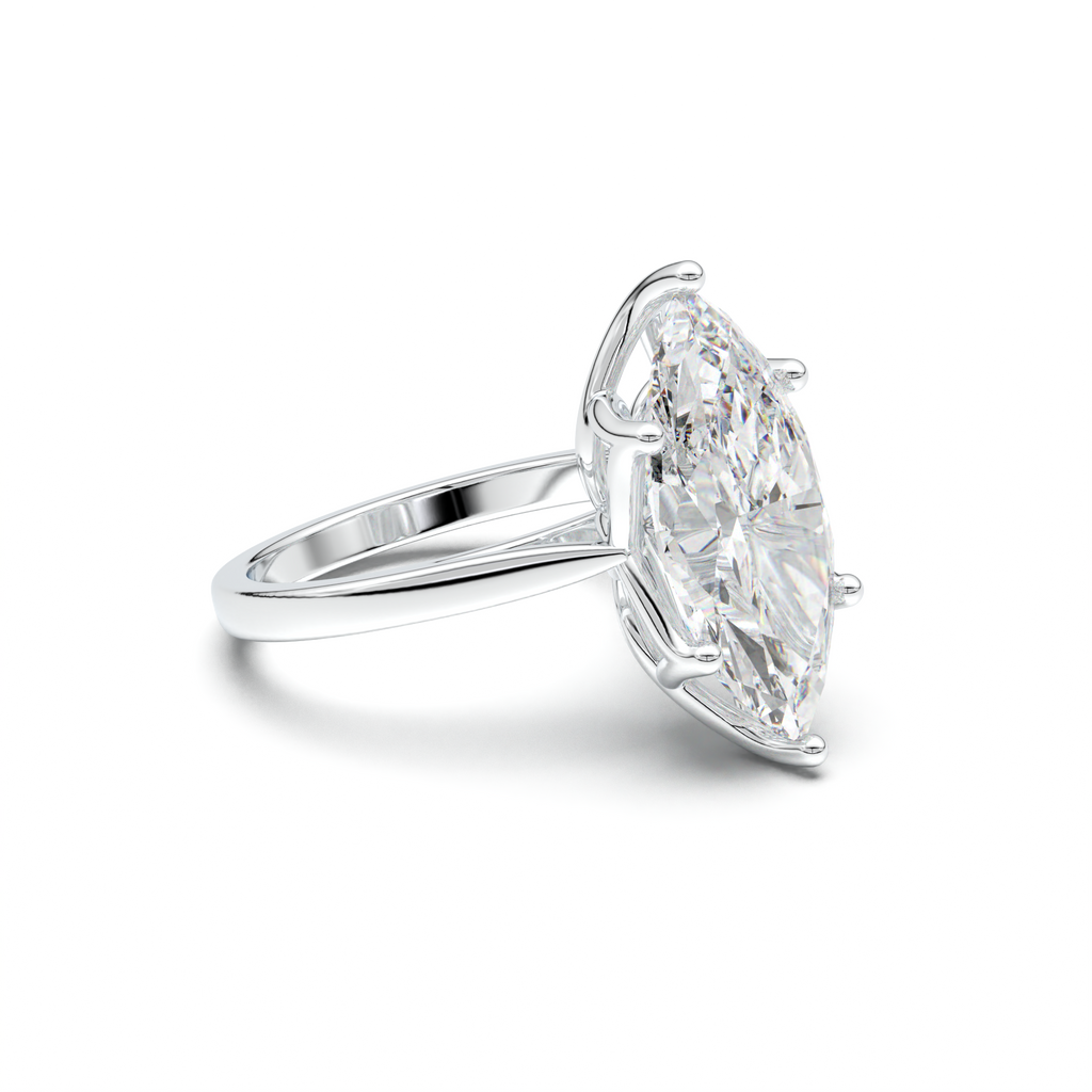 Marquise Solitaire Engagement Ring