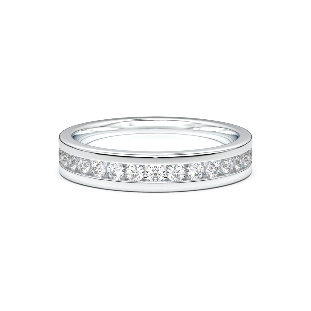 Channel-Set Diamond Men's Band