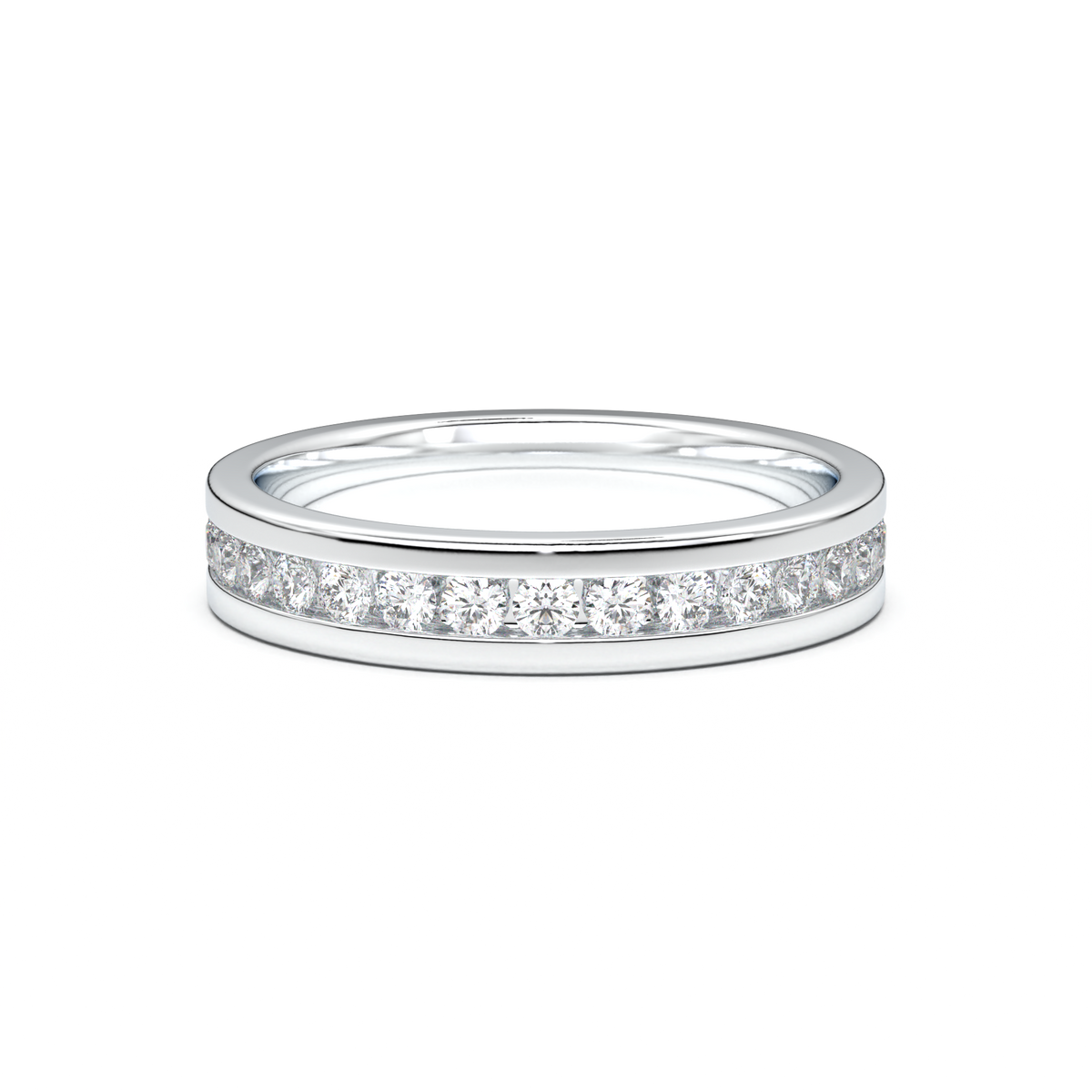 Channel-Set Diamond Men's Band