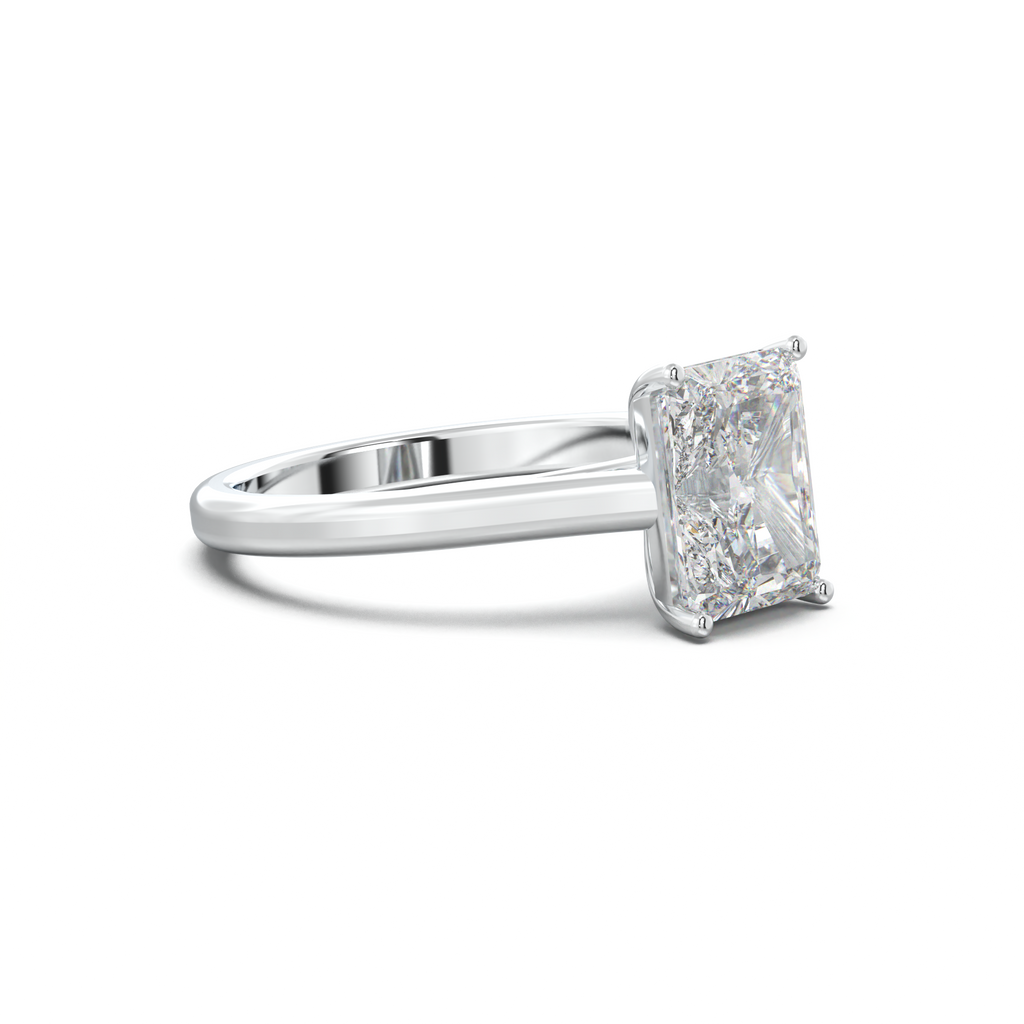 Radiant Solitaire Engagement Ring