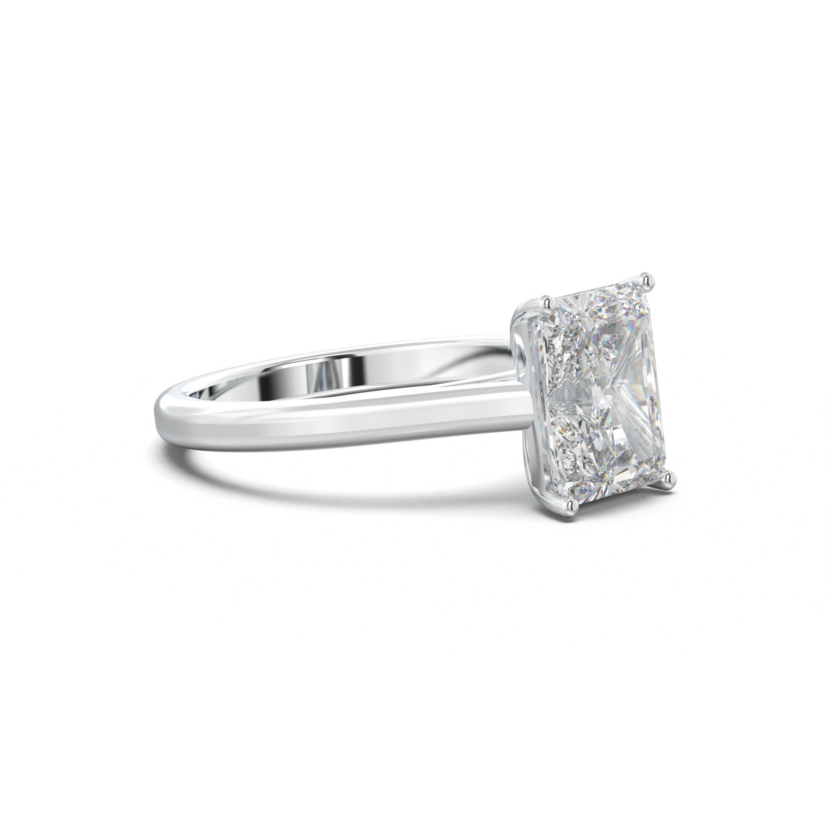 Radiant Solitaire Engagement Ring
