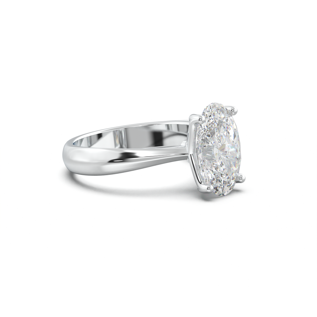 Oval Solitaire Engagement Ring