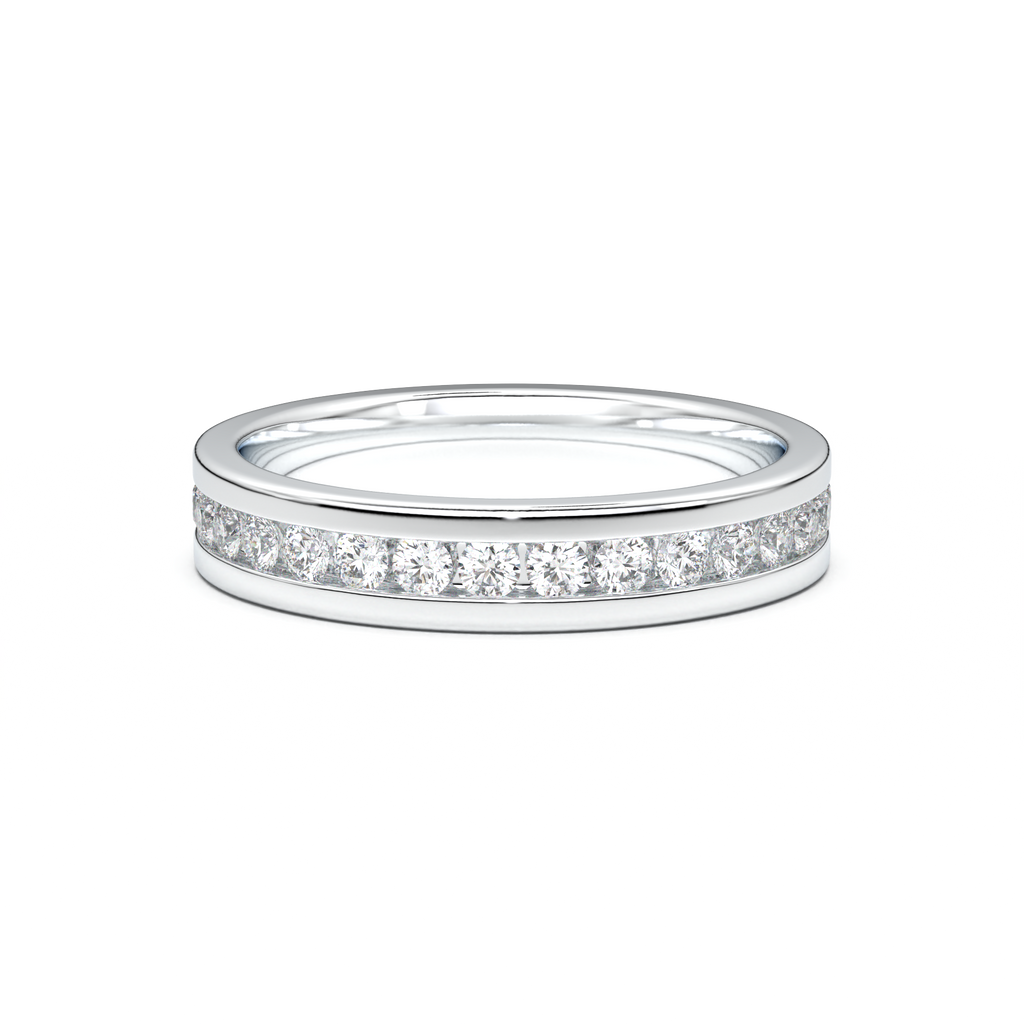 Channel-Set Diamond Men's Band