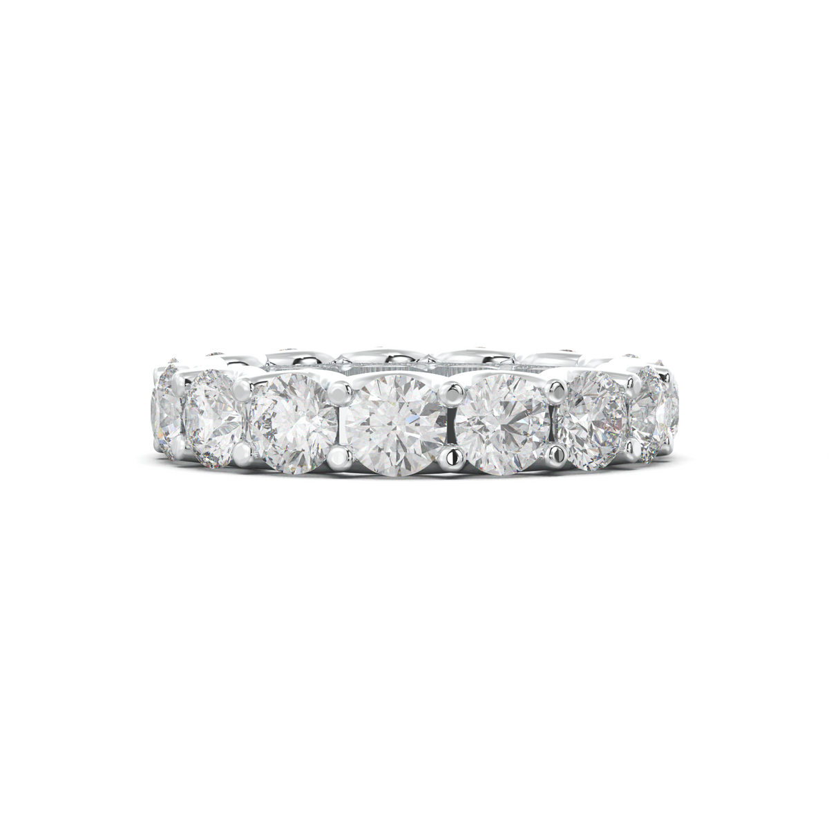 Round Eternity Wedding Band