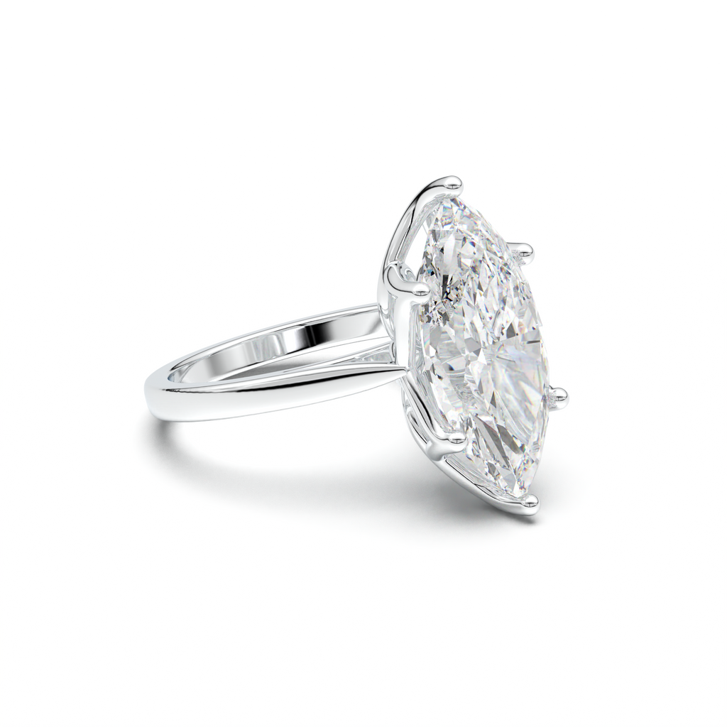 Marquise Solitaire Engagement Ring