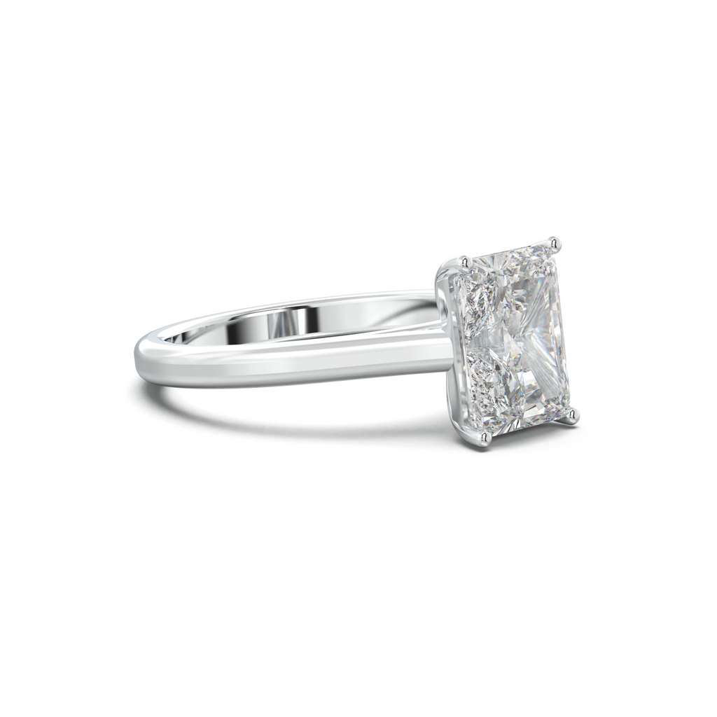 Radiant Solitaire Engagement Ring