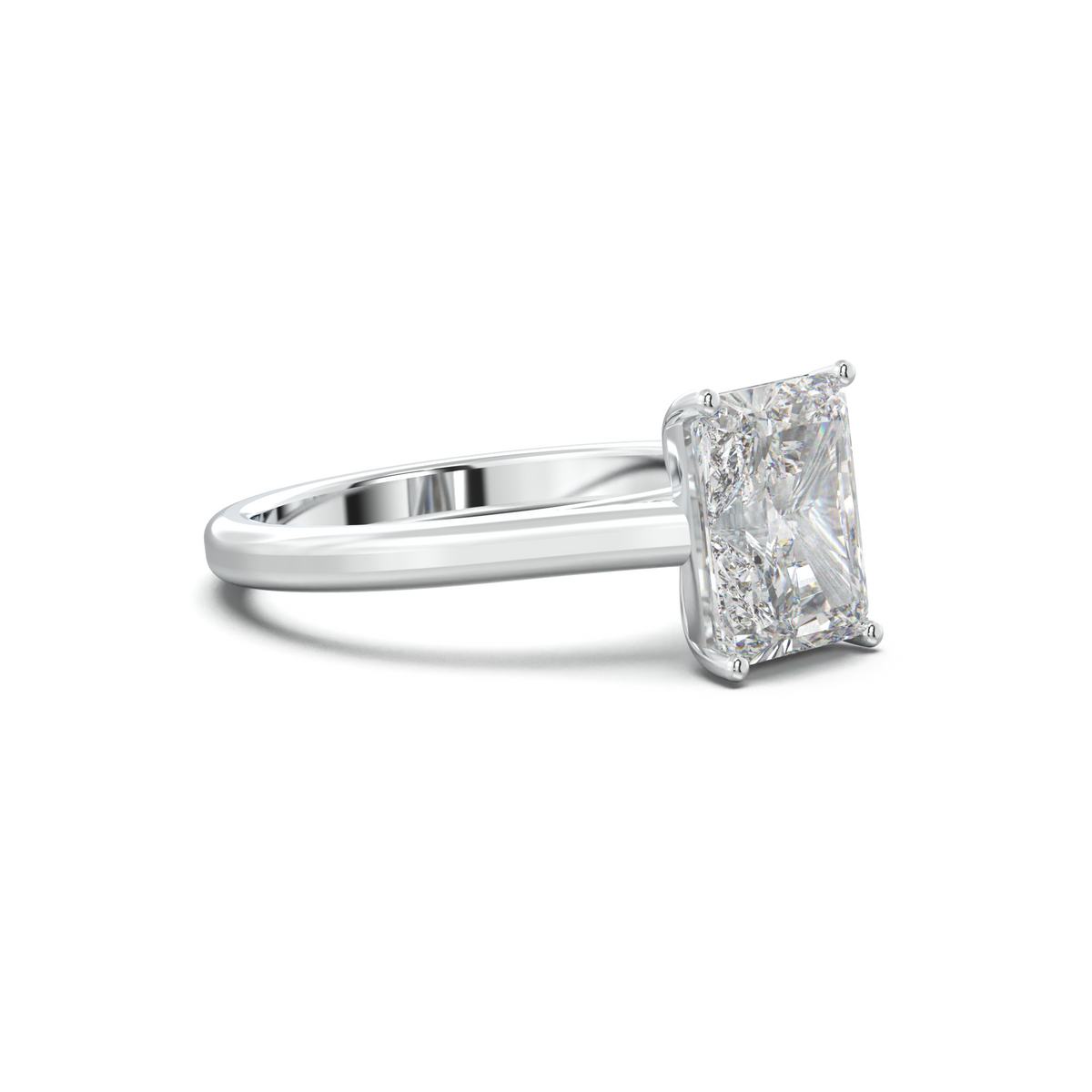Radiant Solitaire Engagement Ring