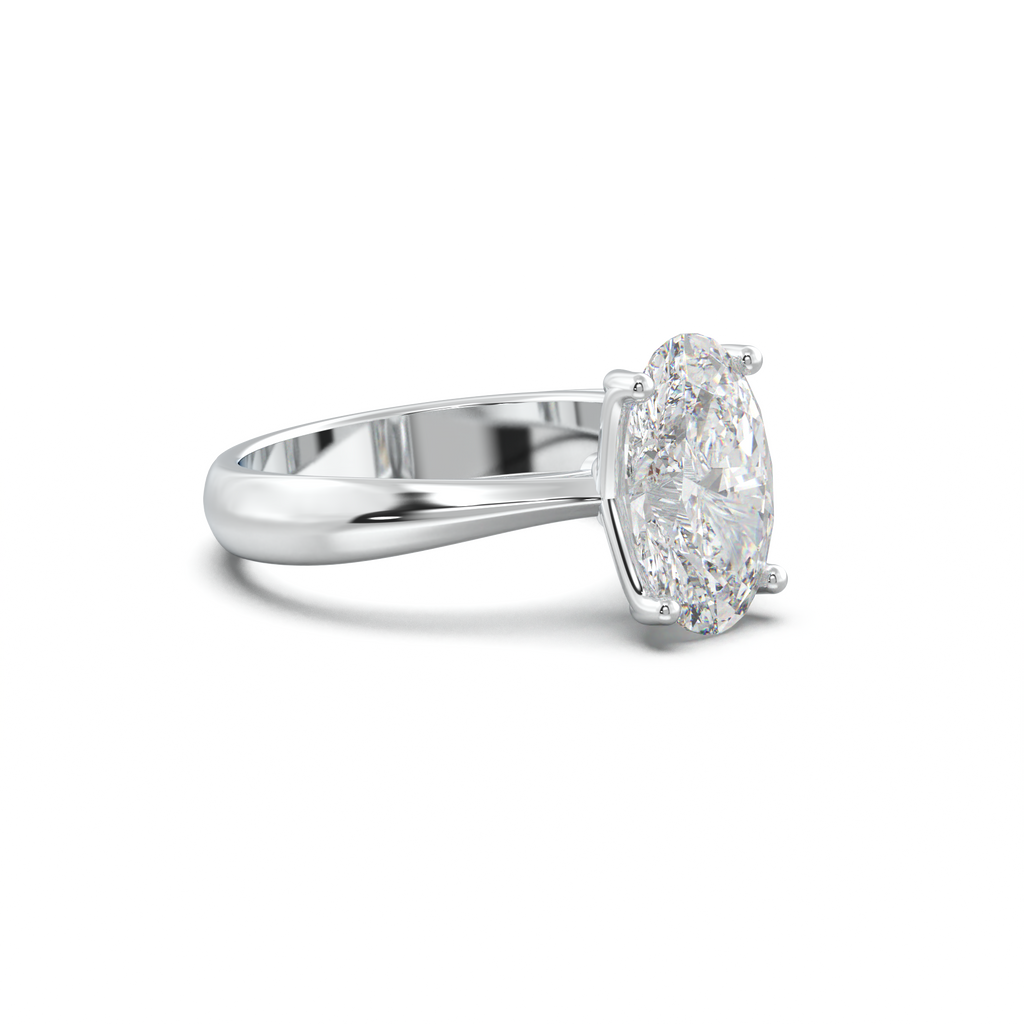 Oval Solitaire Engagement Ring