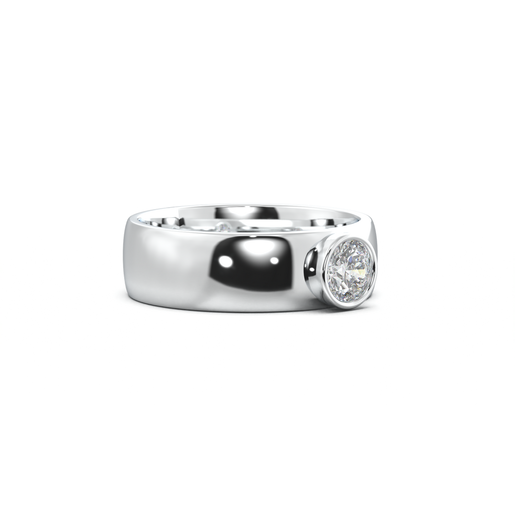 Round Bezel Men's Band