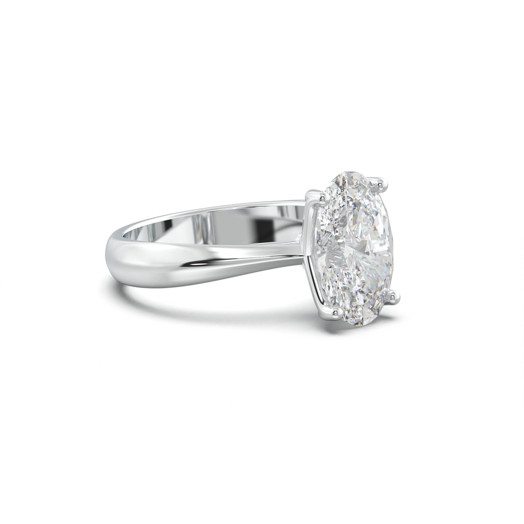 Oval Solitaire Engagement Ring
