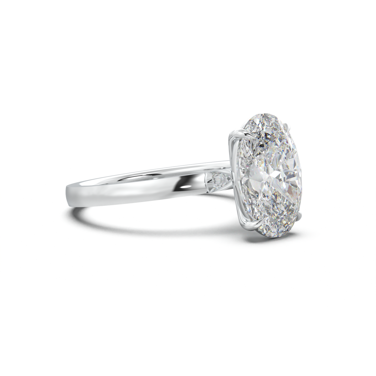 Oval Solitaire Engagement Ring