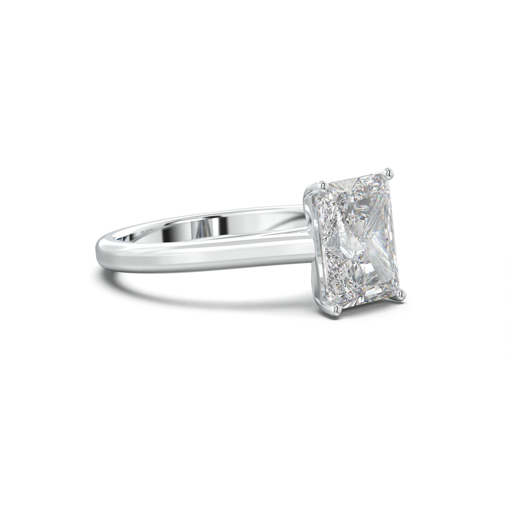 Radiant Solitaire Engagement Ring