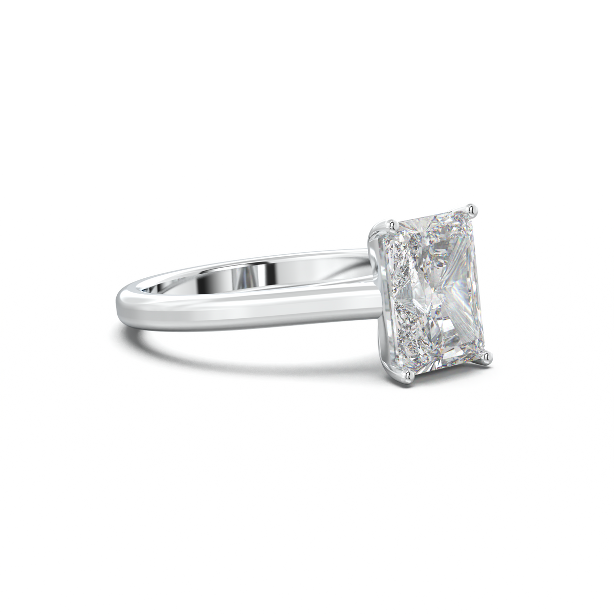 Radiant Solitaire Engagement Ring