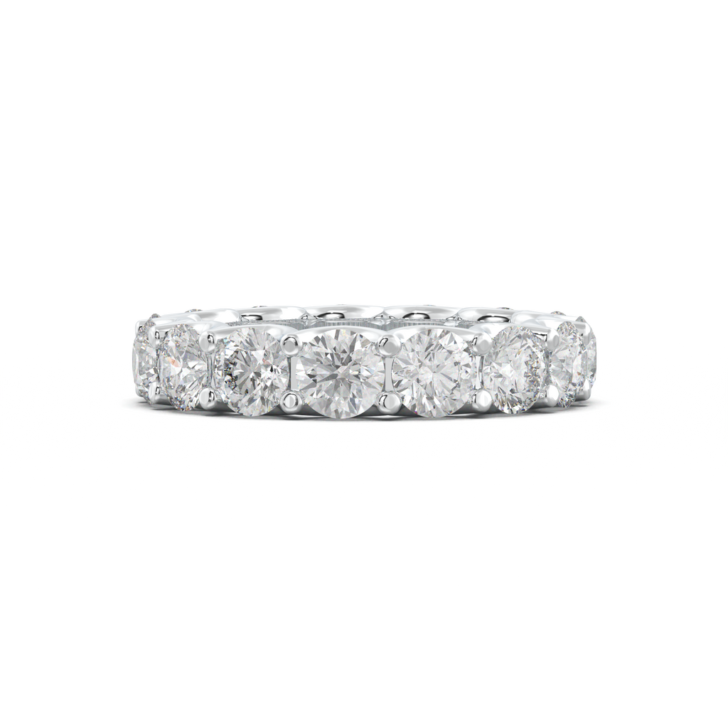 Round Eternity Wedding Band