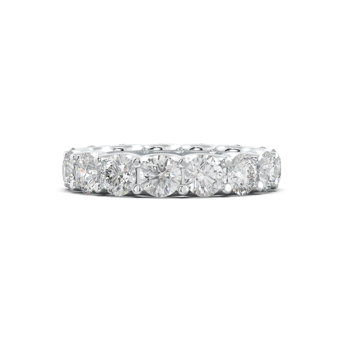 Round Eternity Wedding Band