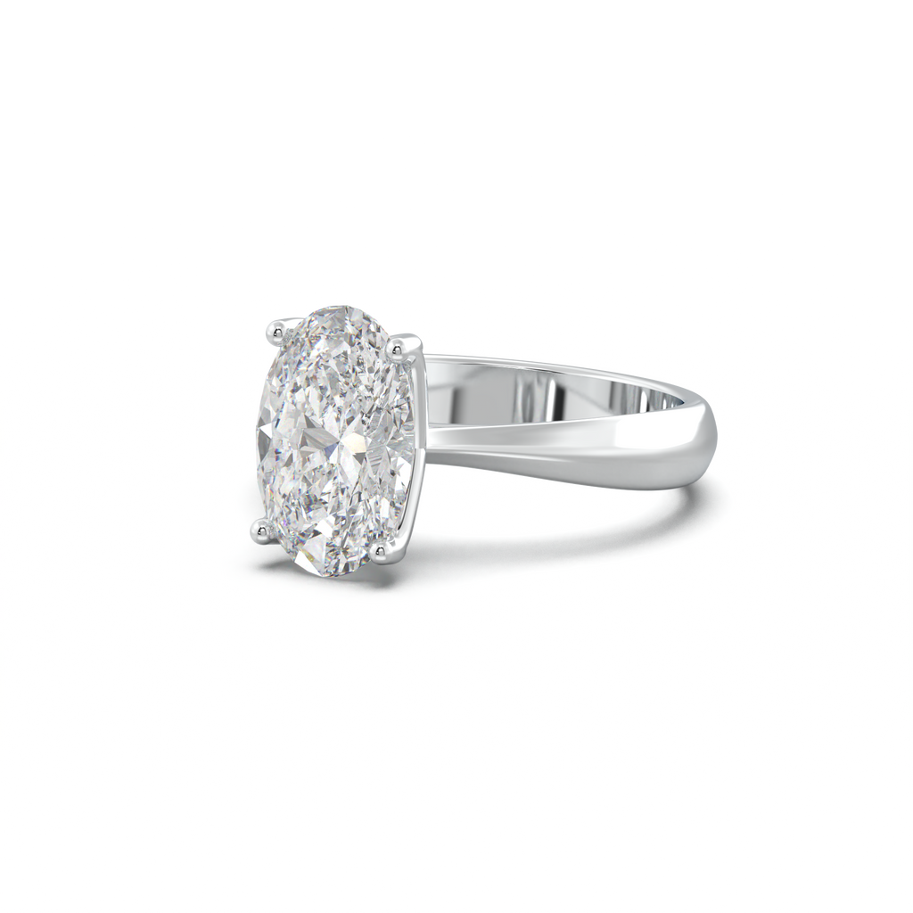 Oval Solitaire Engagement Ring
