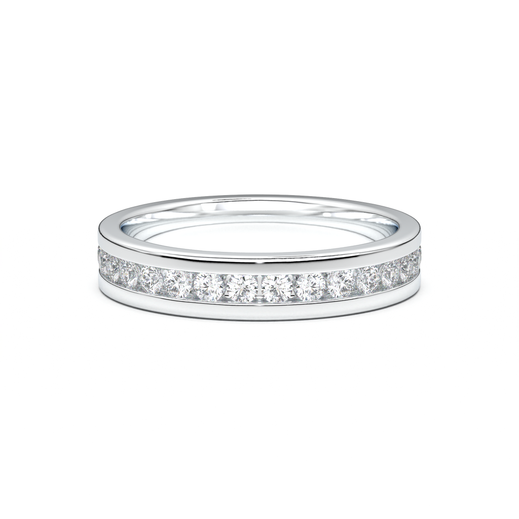 Channel-Set Diamond Men's Band
