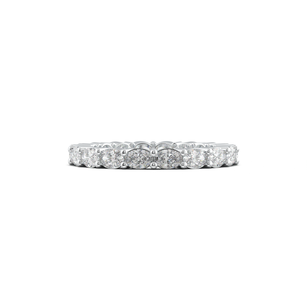 Oval Eternity Wedding Band