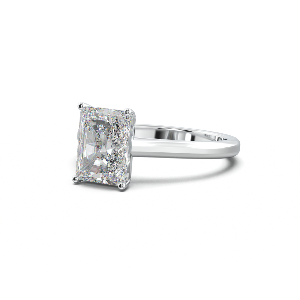 Radiant Solitaire Engagement Ring