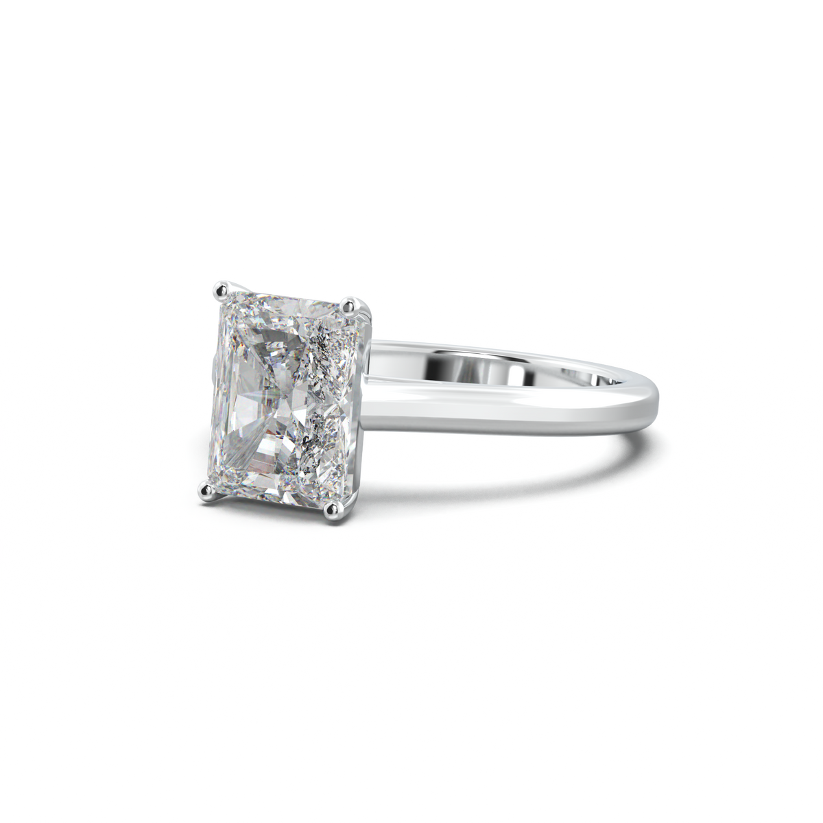 Radiant Solitaire Engagement Ring